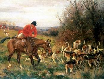 unknow artist Classical hunting fox, Equestrian and Beautiful Horses, 199. Germany oil painting art